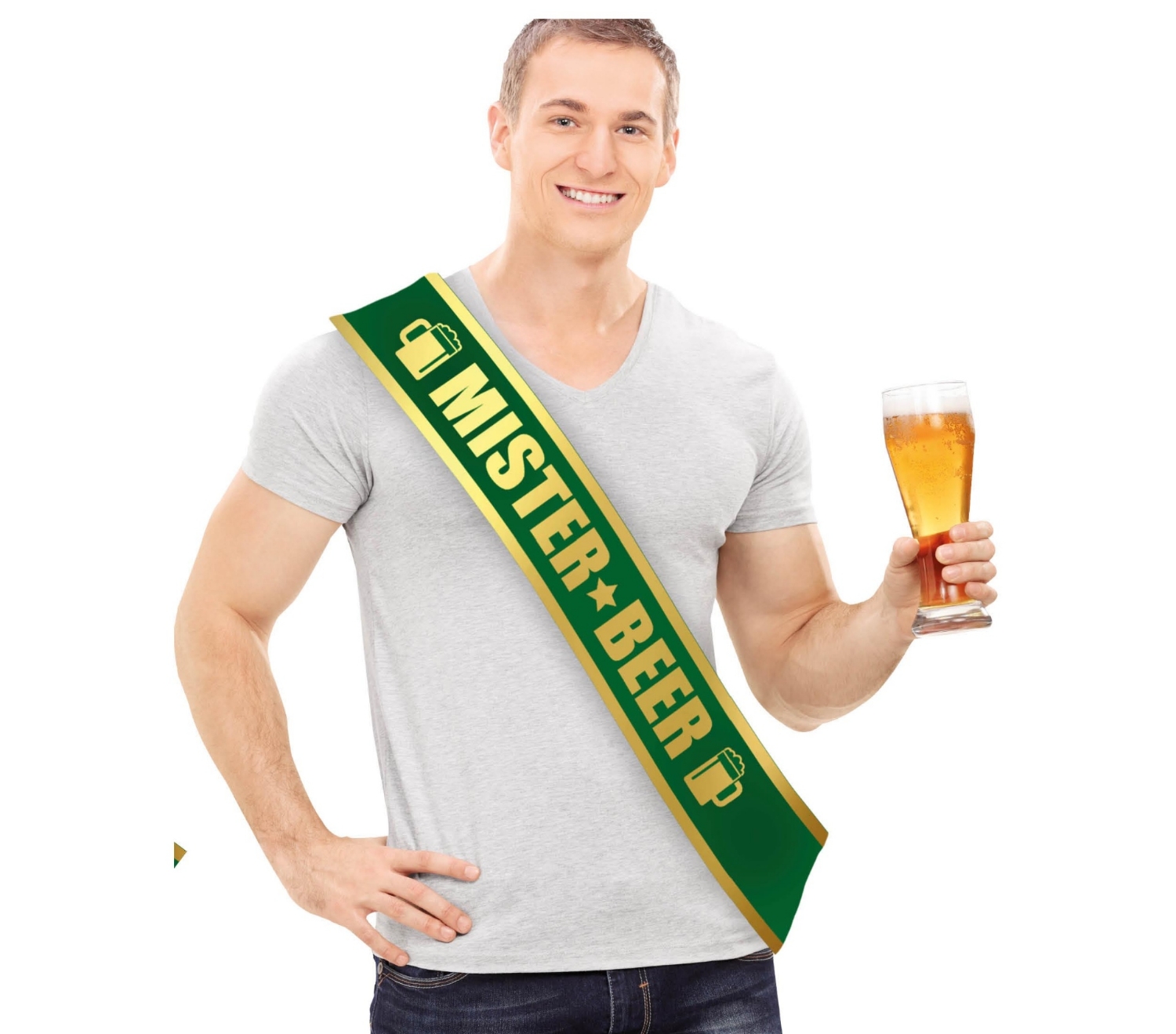 Šerpa Mister Beer zelená