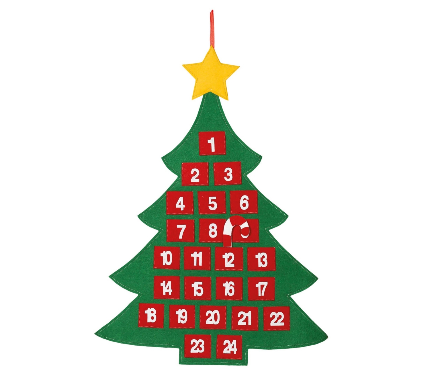 Adventní kalendář kapsář - Vánoční stromek