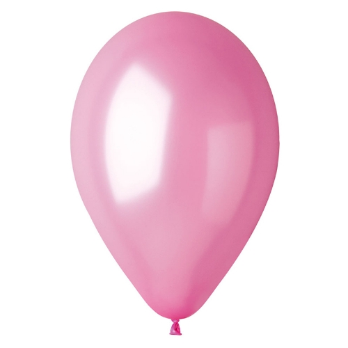 Levně Balonek Gemar metalic růžový 30 cm