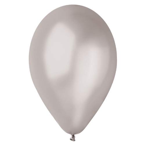Levně Balonek Gemar metalic stříbrný 30 cm