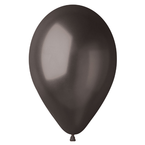 Levně Balonek Gemar metalic černý 30 cm