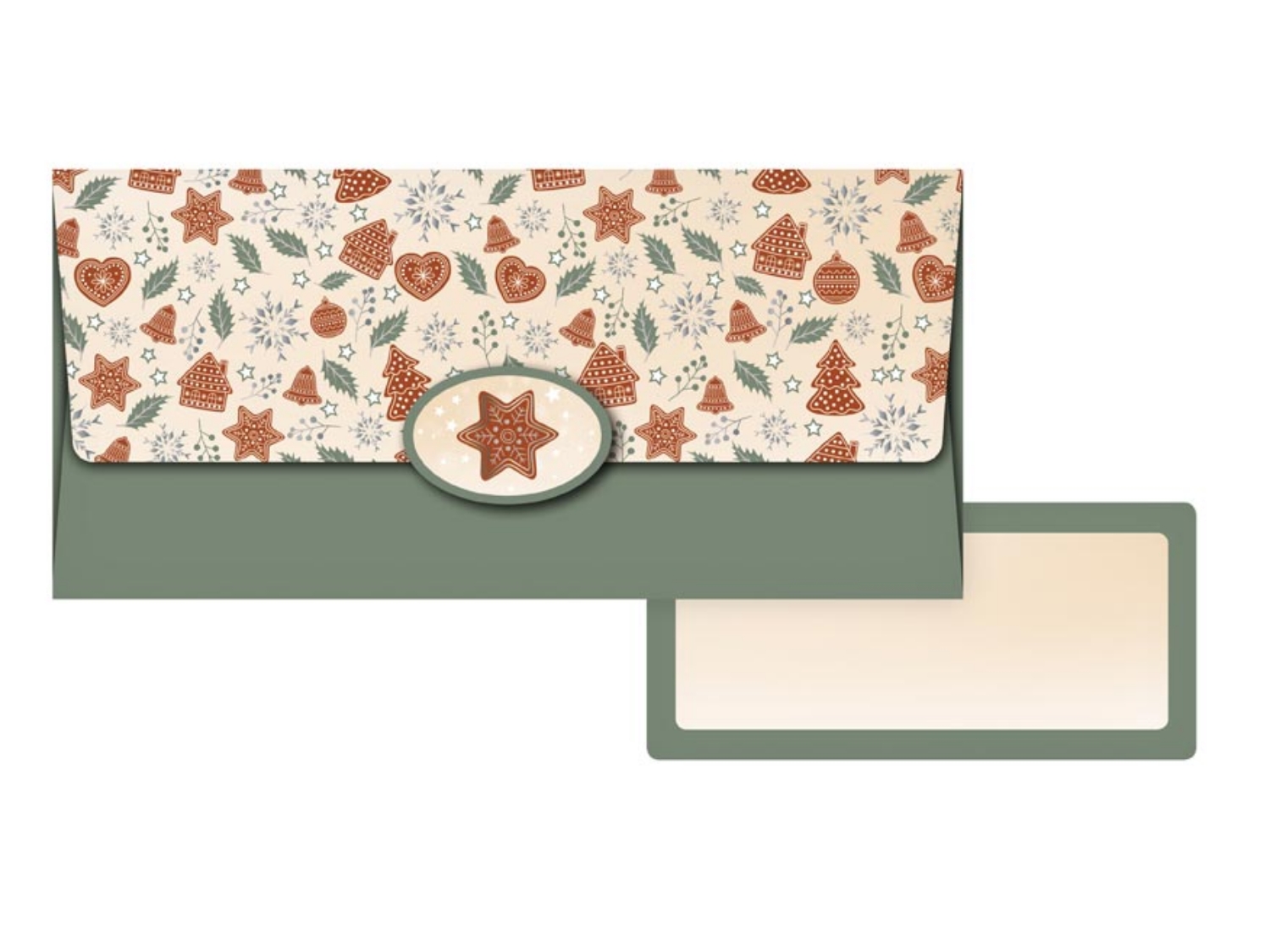Obálka na peníze Vánoční perníčky
