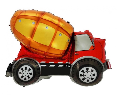 Fóliový balónik - Nákladné auto miešačka 47 x 67 cm