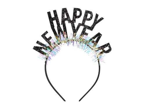Levně Čelenka Happy New Year - černá