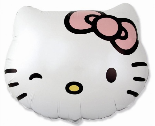 Levně Foliový balonek hlava Hello Kitty 53 x 61 cm