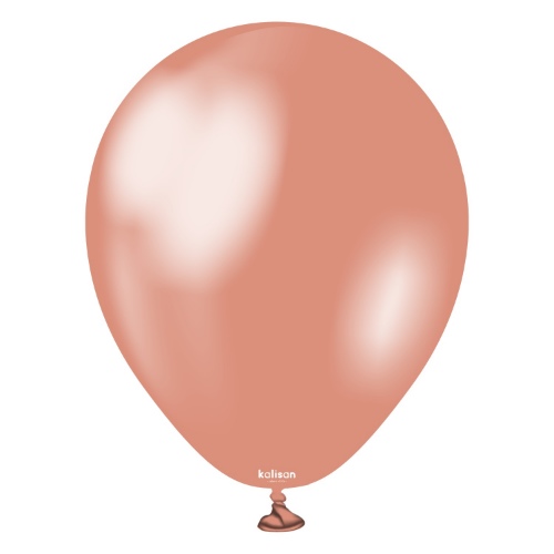Levně Balonky metalické, Metallic Rose Gold 30 cm/12", 50 ks