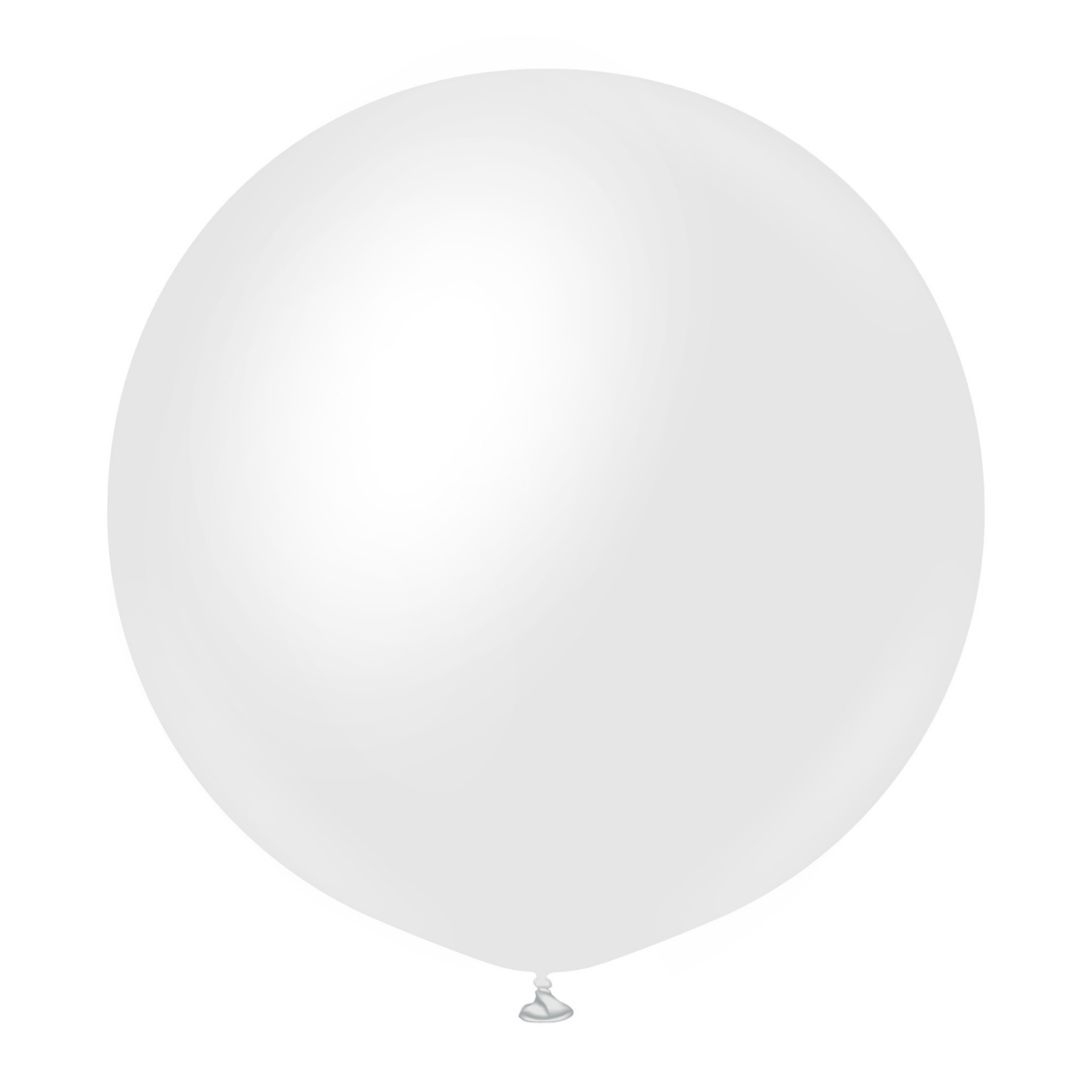 Balonek perleťový bílý, Opaque Satin Snow White 45 cm/18"