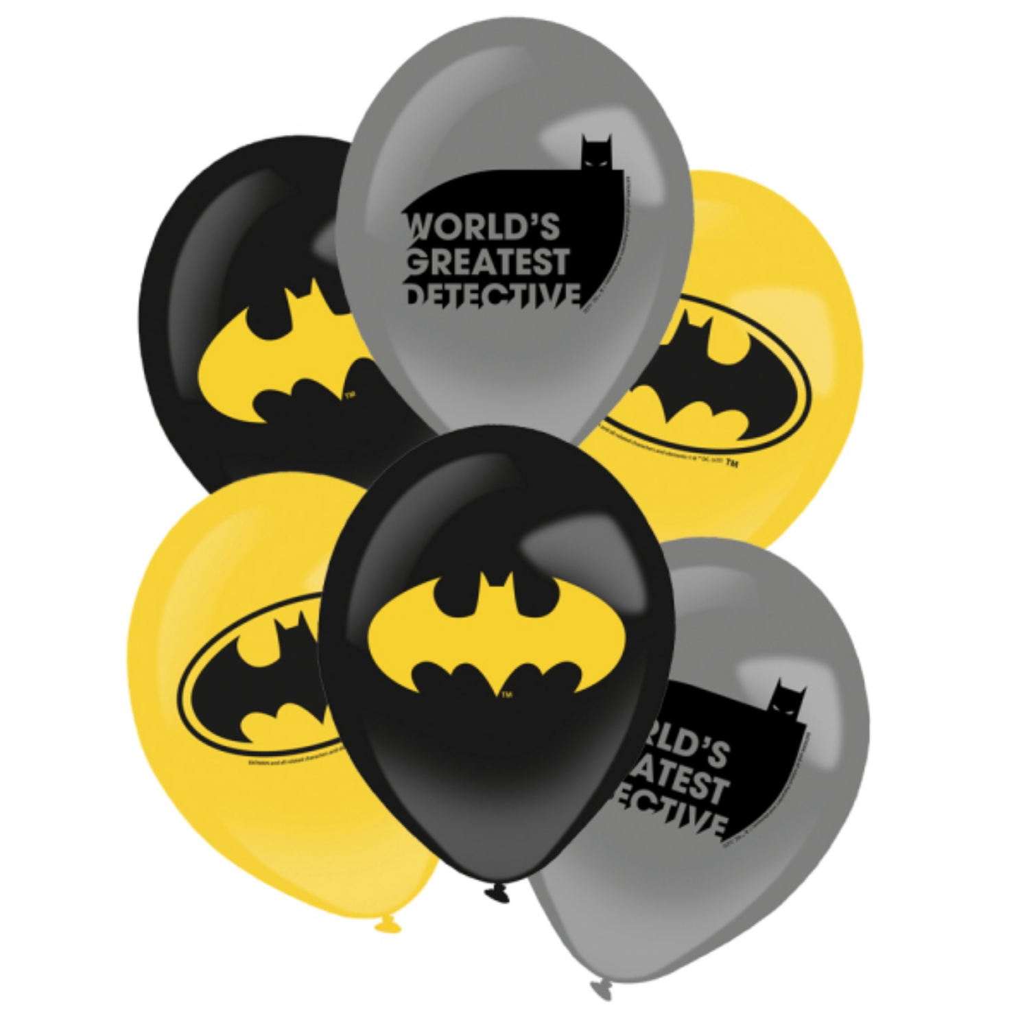 Latexové balonky Batman 6 ks