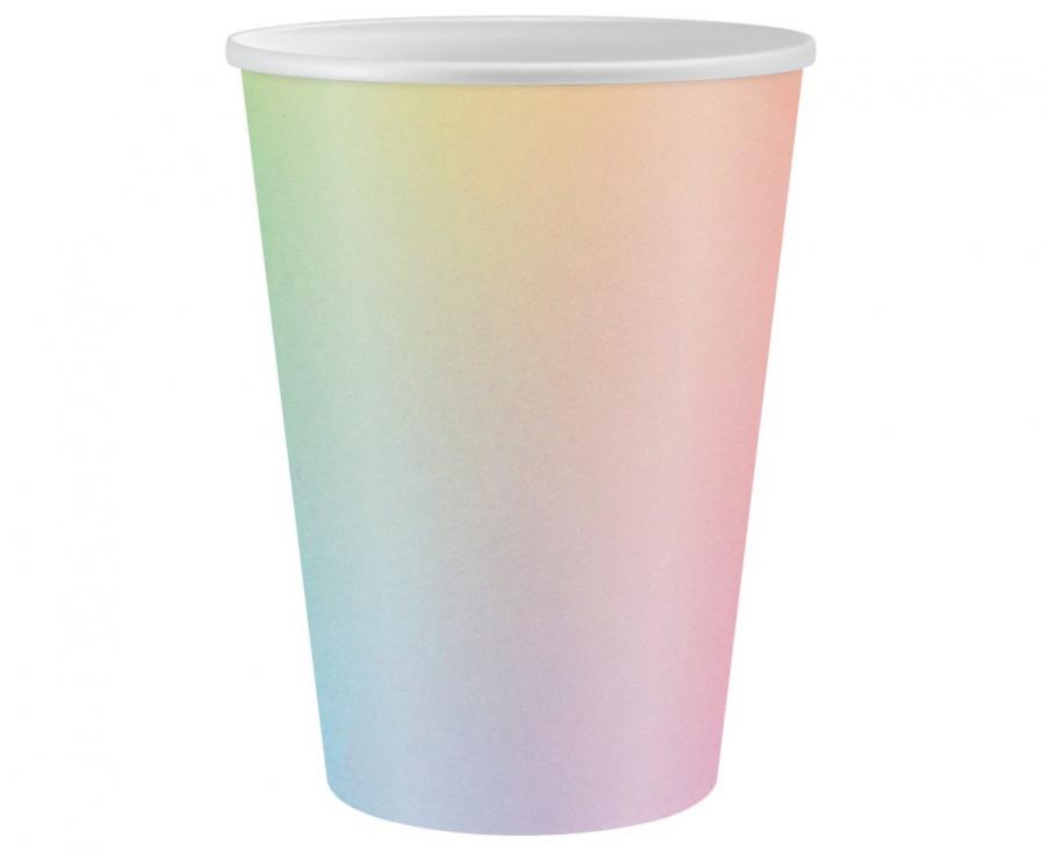 Levně Papírové kelímky Duhové 6 ks, 266 ml