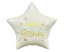 Obrázok z Fóliový balónik Happy Birthday - hviezda Blush 45cm