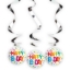 Obrázok z Závesné špirály Happy Birthday - Farebné bodky 50 cm