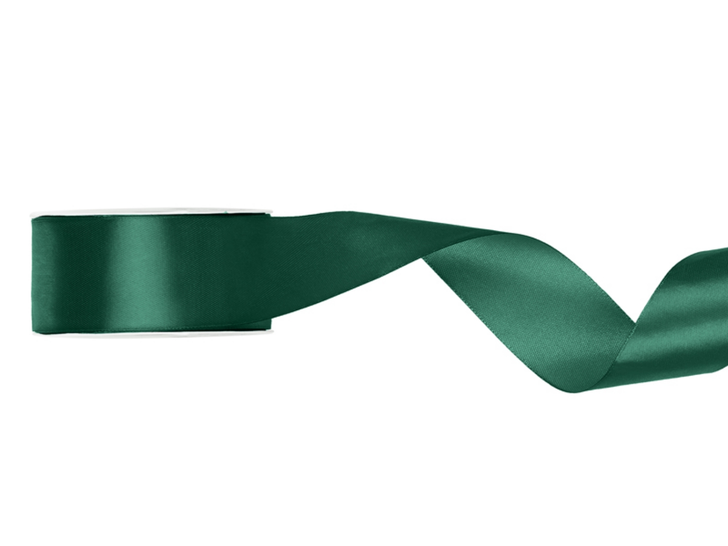 Saténová stuha lahvově zelená 25 mm x 25 m
