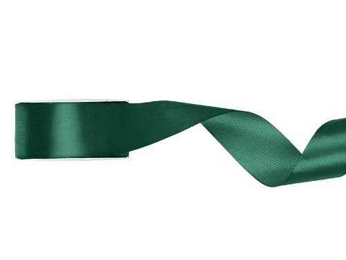 Levně Saténová stuha lahvově zelená 25 mm x 25 m