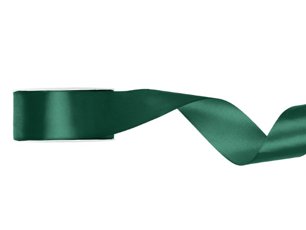 Saténová stuha lahvově zelená 25 mm x 25 m