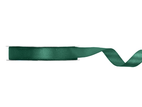 Levně Saténová stuha lahvově zelená 12 mm x 25 m