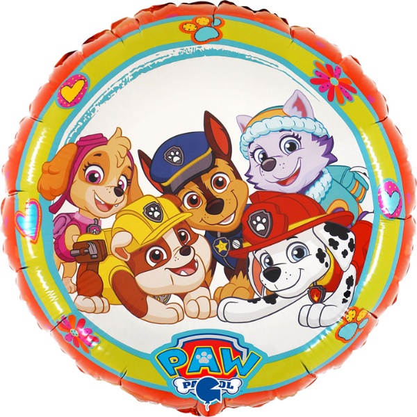 Foliový balonek Tlapková patrola - Pawsome 45 cm