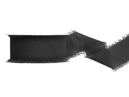 Picture of Chiffon ribbon black 40 mm x 10 m