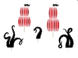 Picture of Pirate Party Cupcake Toppers - Mix 13.5–21 cm