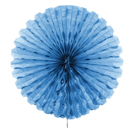 Picture of Paper rosette blue - 40 cm