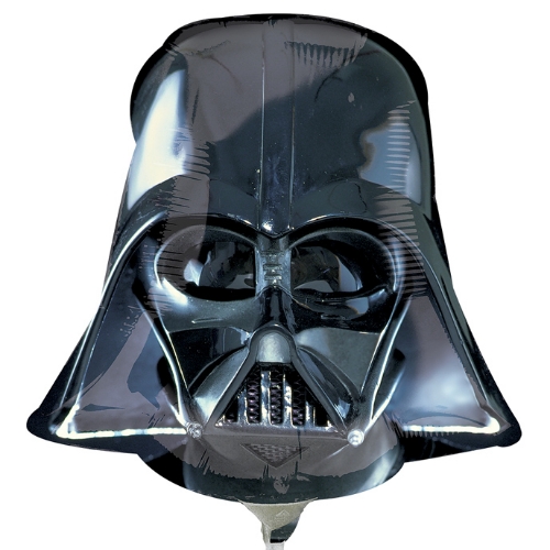 Levně Mini balónek na tyčku Darth Vader 23 cm