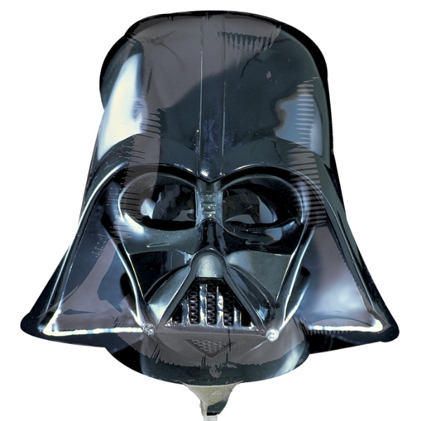 Mini balónek na tyčku Darth Vader 23 cm