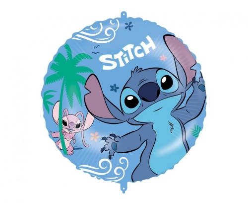 Levně Foliový balonek Stitch a Angel 45 cm