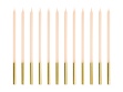 Picture of Long Birthday Candles, Beige, 14 cm