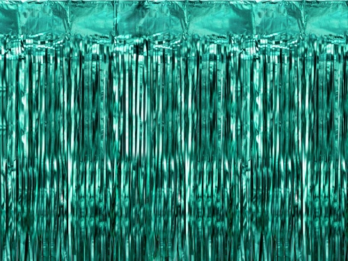 Levně Lahvově zelený party závěs 100 x 200 cm