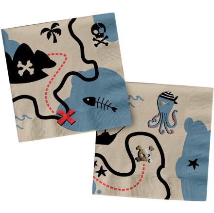 Picture of Paper napkins Pirate party, 20 pcs
