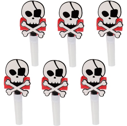 Picture of Pirate Party Blowers, 6 pcs