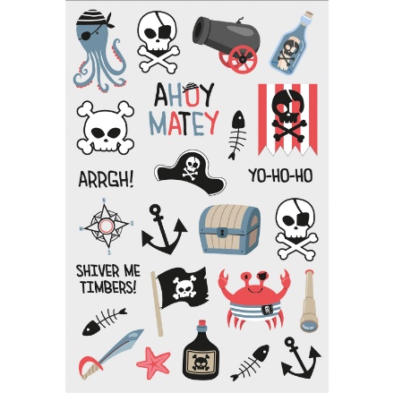 Picture of Pirate Party Tattoos, 25 pcs