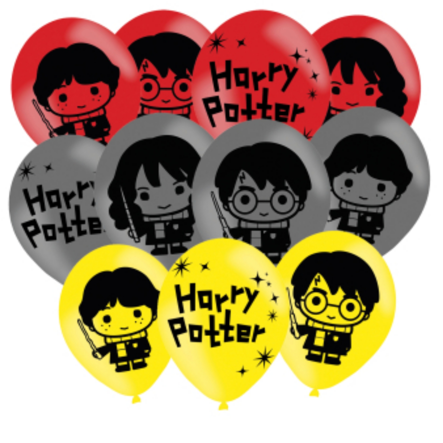 Levně Latexové balonky Harry Potter Fun, 6 ks