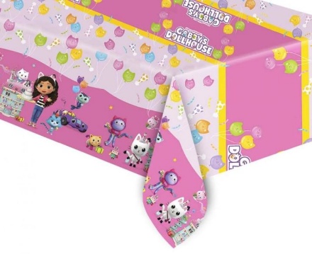Picture of Plastic tablecloth Gabby's Magical House, Gabby's Dollhouse, 120 x 180 cm