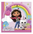 Obrázok z Papierové obrúsky Gabbyho kúzelný domček, Gabby's Dollhouse, 33 x 33 cm