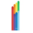 Picture of Professional Modelling Balloons Narrow Rainbow Mix 160M, 100 pcs