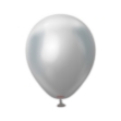 Obrázek Balonky chromové stříbrné, Mirror Silver 13 cm/5", 100 ks