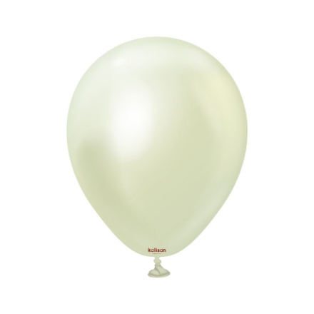 Obrázok z Zeleno zlaté balóniky, Mirror Chrome Green Gold 13 cm/5", 100 ks
