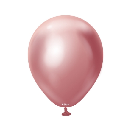 Obrázek Balonky chromové růžové, Mirror Pink 13 cm/5", 100 ks