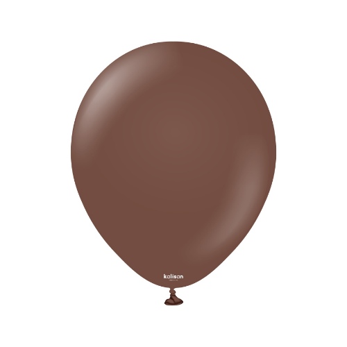 Levně Balonky hnědé, Standard Chocolate Brown 13 cm/5", 100 ks