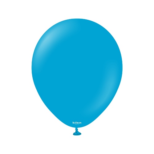 Levně Balonky modré Standard Caribbean Blue 13 cm/5", 100 ks