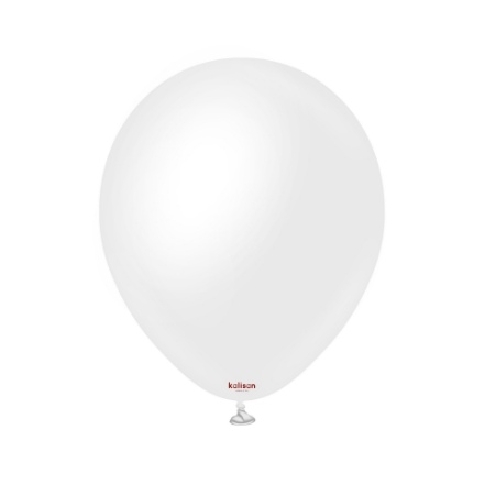 Obrázok z Perleťové bielé balóniky, Opaque Satin Snow White 13 cm/5", 50 ks