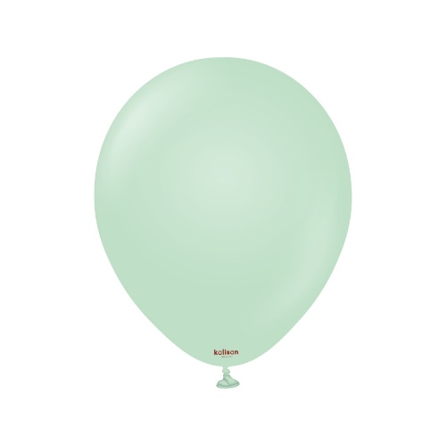 Levně Balonky zelené Macaron Green 13 cm/5", 100 ks