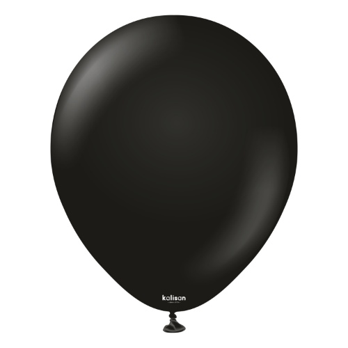 Levně Balonky černé, Standard Black 30 cm/12", 100 ks