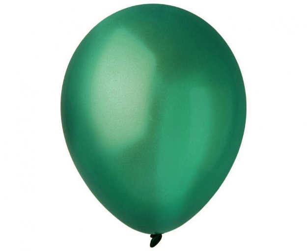 Obrázek z Balonky metalické tmavě zelené, Emerald Green 28 cm/11", 100 ks 