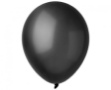 Picture of Metallic Black Balloon 28 cm