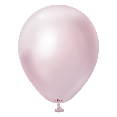Levně Balonek chromový růžové zlato, Mirror Pink Gold 30 cm