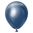 Obrázok z Balónik chrómový tmavo modrý, Mirror Navy 30 cm