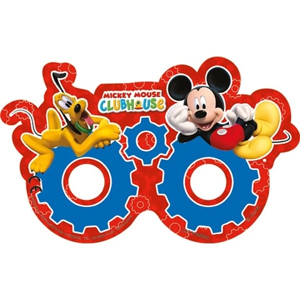 Maska Mickey Mouse - Brýle, 6 ks
