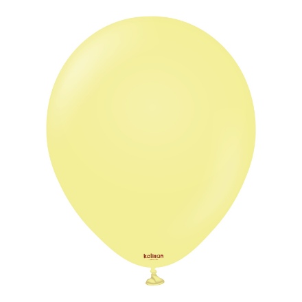 Picture of Yellow Balloons, Macaron Yellow 30 cm/12", 100 pcs