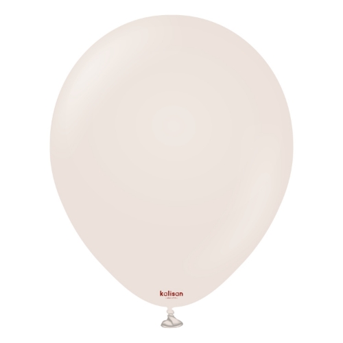 Levně Balonek bílý pískový, Retro White Sand 30 cm